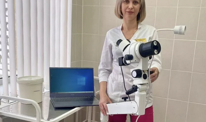В тульской поликлинике появился прибор для выявления предраковых состояний