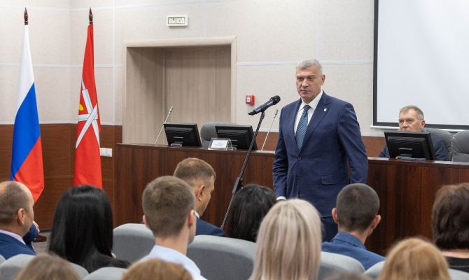 В Тульской области наградили отличившихся дорожников