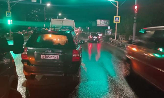 В Туле на Рязанской улице пьяный водитель на "Киа" столкнулся с "Пежо"