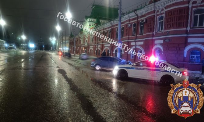 Два человека пострадали в ДТП на улице Советской в Туле