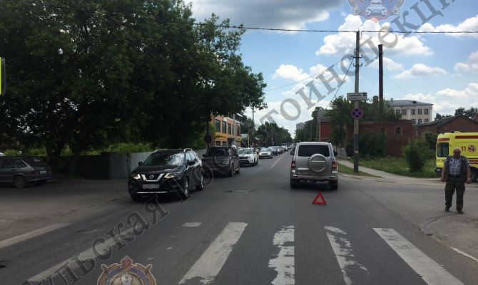 В Туле сбили велосипедиста: несовершеннолетнего юношу госпитализировали