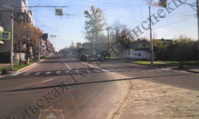 На улице Болдина в Туле сбили 35-летнюю женщину