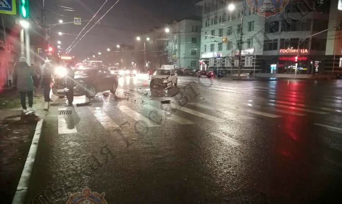 Возможный виновник ДТП на улице Октябрьской в Туле отказался пройти тест на алкоголь
