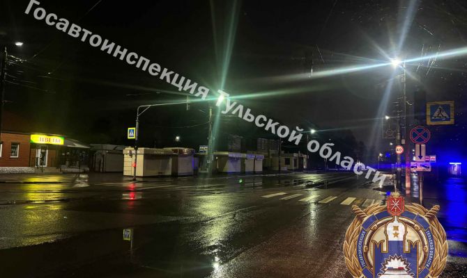 В Туле неизвестный сбил 55-летнюю женщину на пешеходному переходе