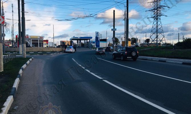 В Туле мотоциклист пострадал после встречи с отбойником 