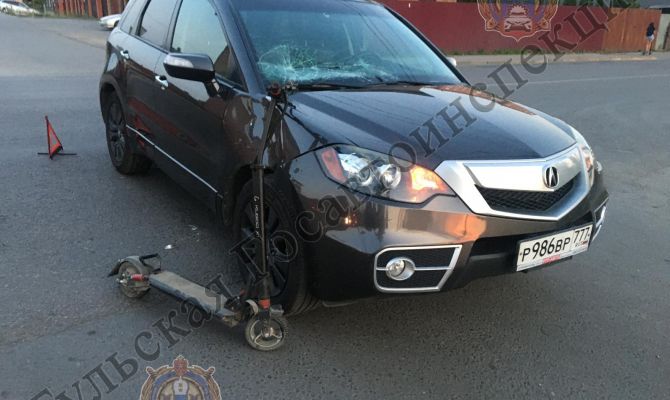 В Туле за один день в ДТП пострадали два водителя самокатов