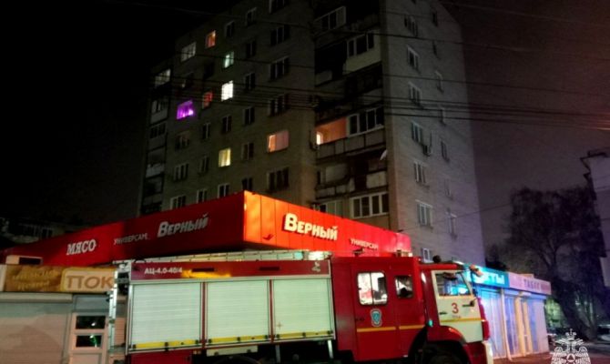 В Туле на улице Металлургов при пожаре погиб мужчина