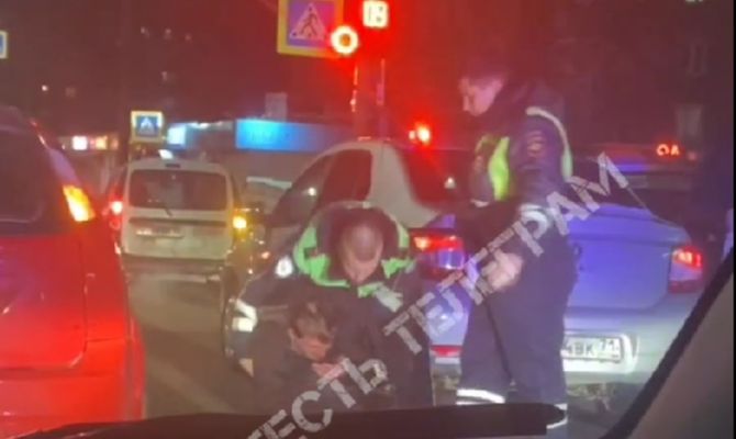 Тульские инспекторы ГИБДД отправились в погоню за пьяным водителем без прав