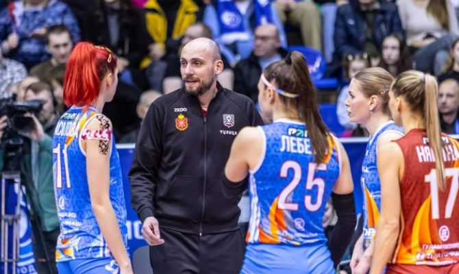 Волейбольный клуб «Тулица» продлил контракт с главным тренером