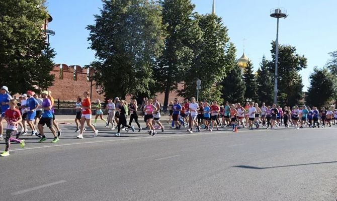 В полумарафоне "Оружейная столица" в Туле принял участие 4-летний ребенок