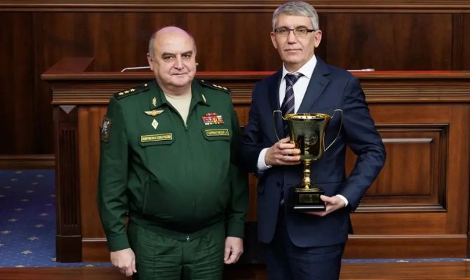 Тульской области вручили Почетный кубок Министерства обороны России