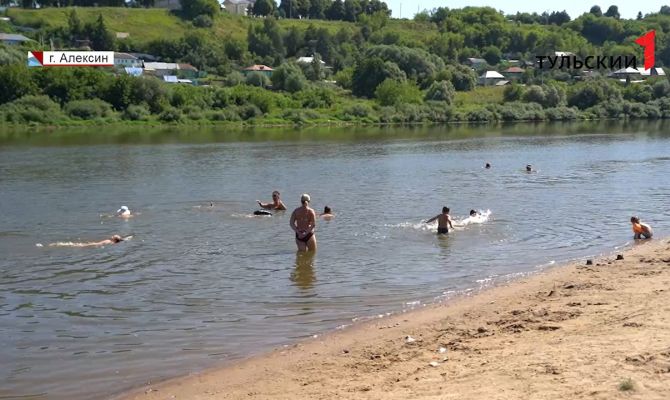 Спасатели напомнили тулякам об опасности купания на диких пляжах