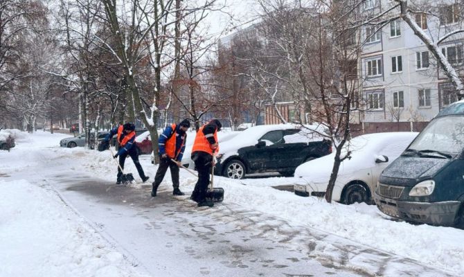 В Тульской области усилили работу по уборке улиц
