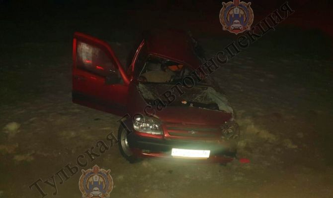 В Туле погиб в ДТП водитель иномарки