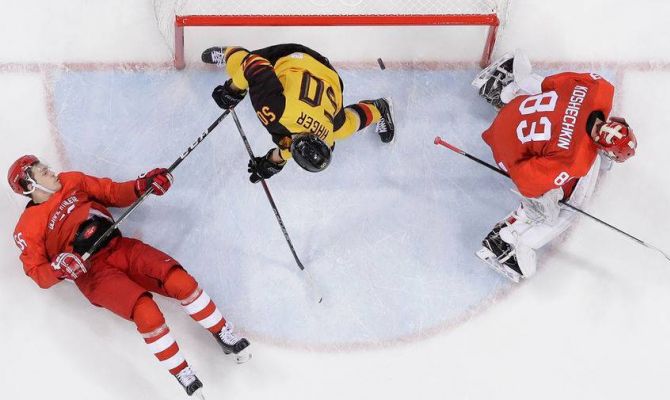 Олимпиада 2018: победная шайба российских хоккеистов на видео