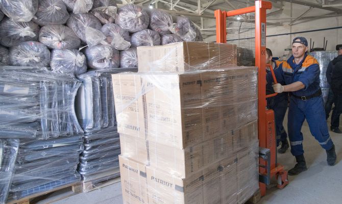 Из Тульской области в Оренбуржье отправили очередную партию гуманитарной помощи