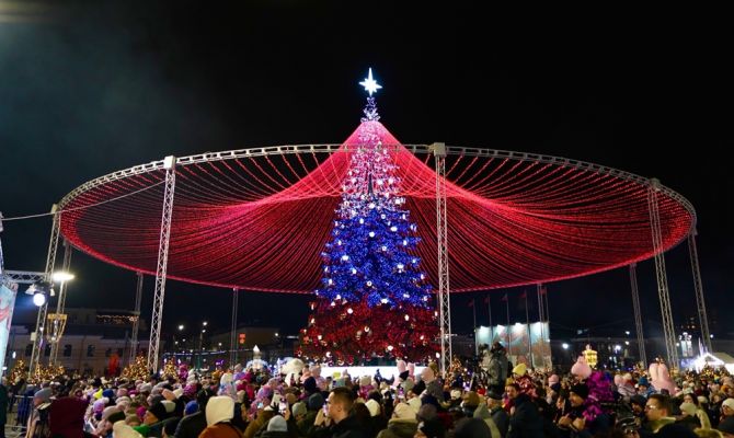 В новогоднюю ночь в Туле будет до 12 градусов мороза
