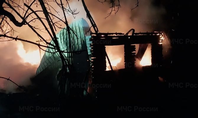 На пожаре в Белевском районе погиб пожилой мужчина