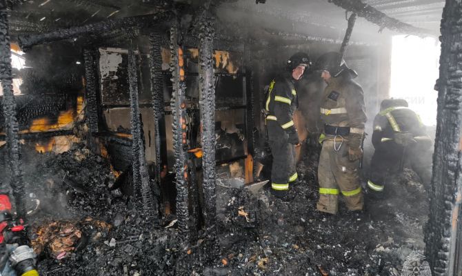 Под Богородицком на пожаре погиб 56-летний мужчина