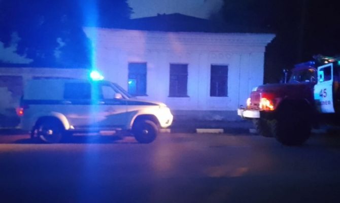 Из горящего дома в Белеве эвакуировали 10 человек