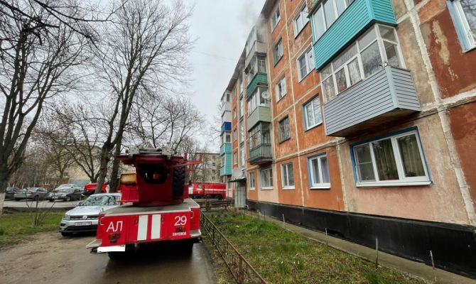 10 туляков были эвакуированы при пожаре в Ефремове