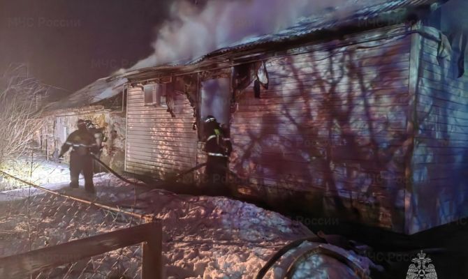 В Ефремове на пожаре погибла 85-летняя женщина