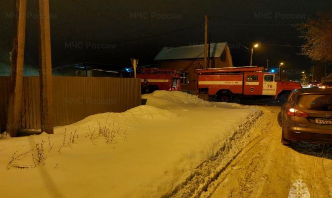 На пожаре в Ясногорске погиб 53-летний мужчина
