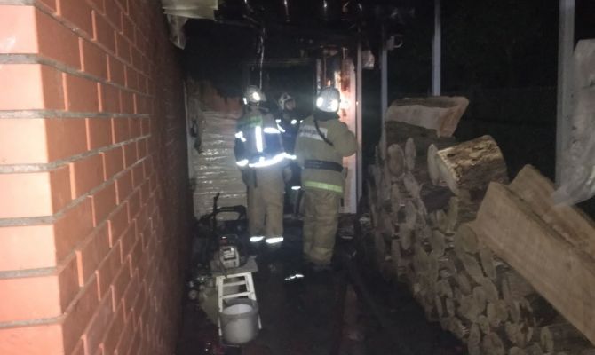 В Туле на пожаре в жилом доме погиб мужчина