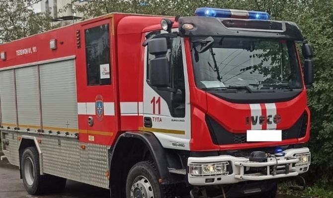 На пожаре в Туле погибла 65-летняя женщина