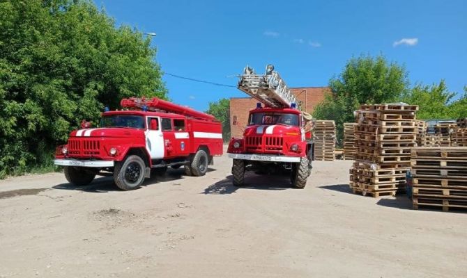 При пожаре в тульском поселке пострадал 49-летний мужчина