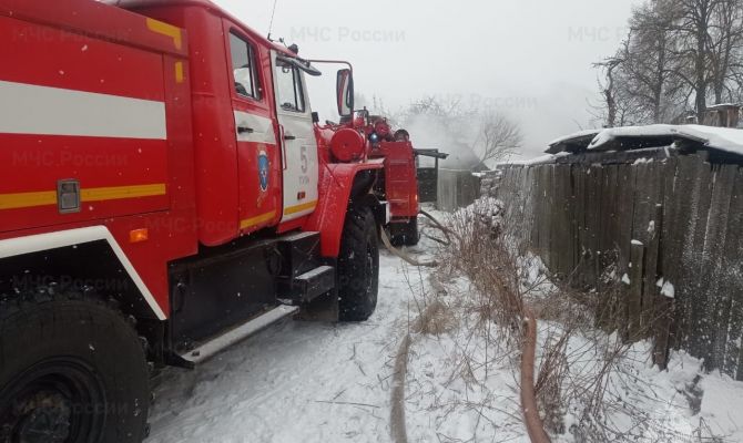 На пожаре в Туле погиб 68-летний мужчина