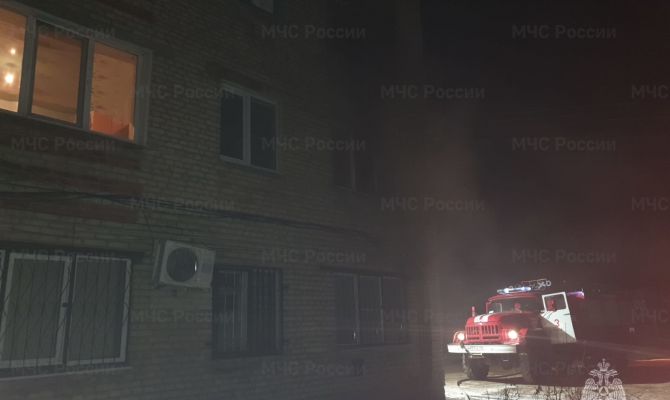 На пожаре в Ясногорске спасли человека