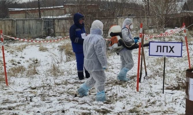 В Тульской области отработали действия при блютанге животных