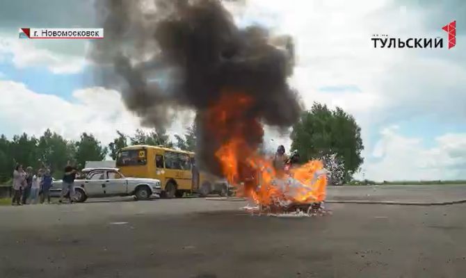 Как в Туле прошли масштабные учения экстренных служб сразу трех областей