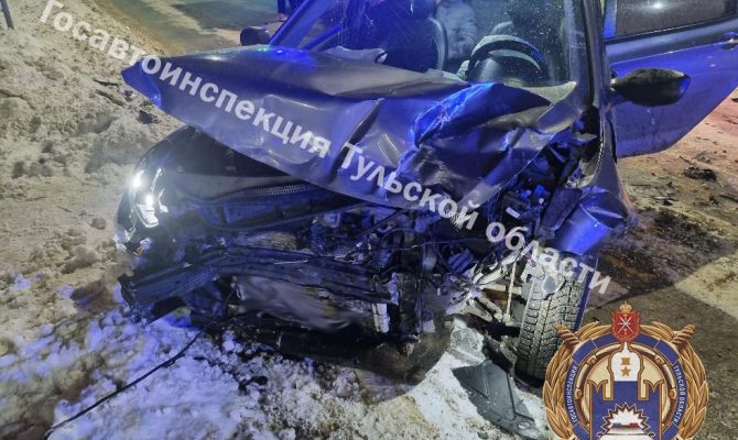 20-летний водитель устроил ДТП в Узловой 
