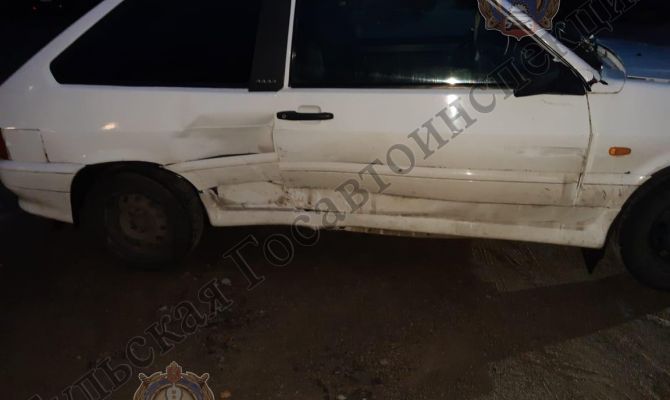 В Узловском районе неуступчивый водитель устроил ДТП