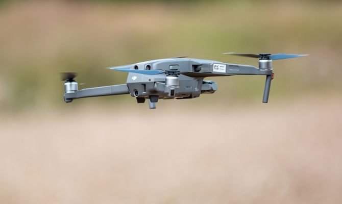 После падения беспилотника в Тульской области загорелась сухая трава