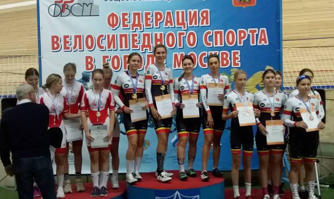 Туляки стали победителями Первенства России по велоспорту в командной гонке преследования