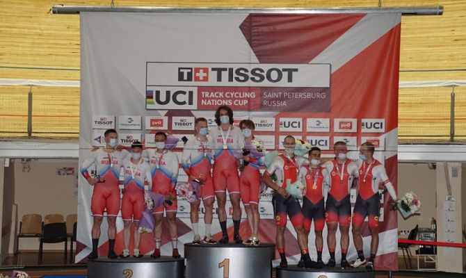 Тульские велосипедисты завоевали "серебро" и "бронзу" на Кубке наций