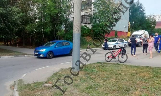 В Туле "Рено Логан" наехал на 9-летнего велосипедиста