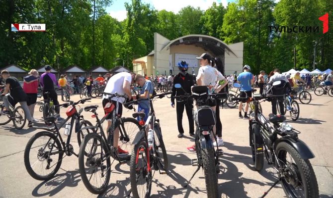 От Центрального парка до Казанской набережной: в Туле прошел велофестиваль «Лев Толстой»