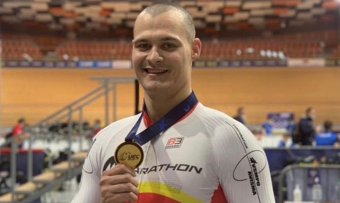 Туляк Александр Дубченко стал Чемпионом Европы по велоспорту на треке