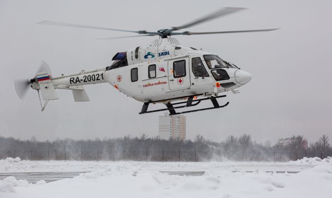 За 2022 год вертолет санавиации в Тульской области доставил в больницу больше 200 пациентов