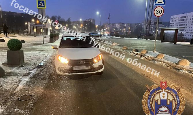 22-летнюю девушку сбили на пешеходном переходе в Туле