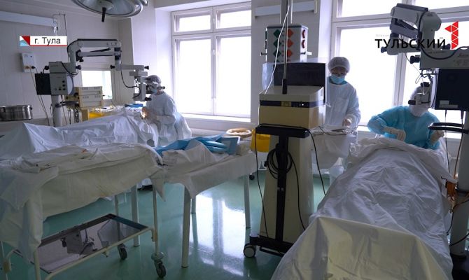 В Тульской областной клинической больнице перевыполнили план по операциям на глаза