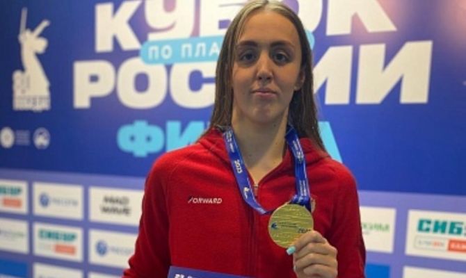 Тулячка завоевала две золотые медали на Кубке России по плаванию