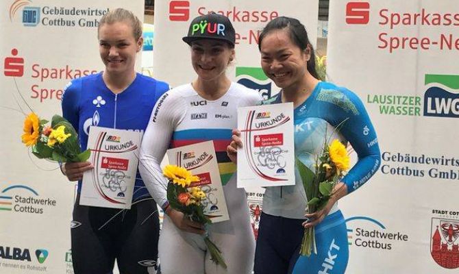 Тульская велосипедистка привезла серебро с соревнований в Германии