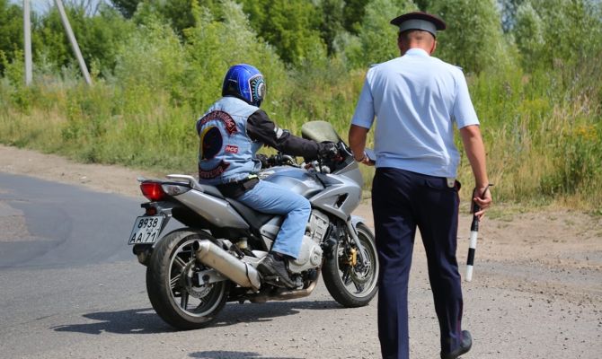 Сколько ДТП произошло в Тульской области по вине мотоциклистов