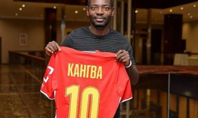 Тульский «Арсенал» подписал контракт с замбийским футболистом Эвансом Кангва