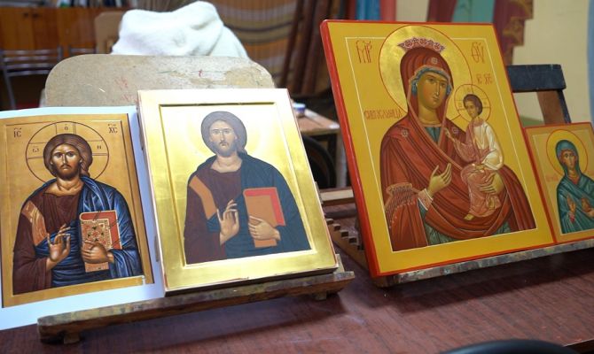 Икона из Тульской области отправилась с гуманитарной помощью в зону СВО